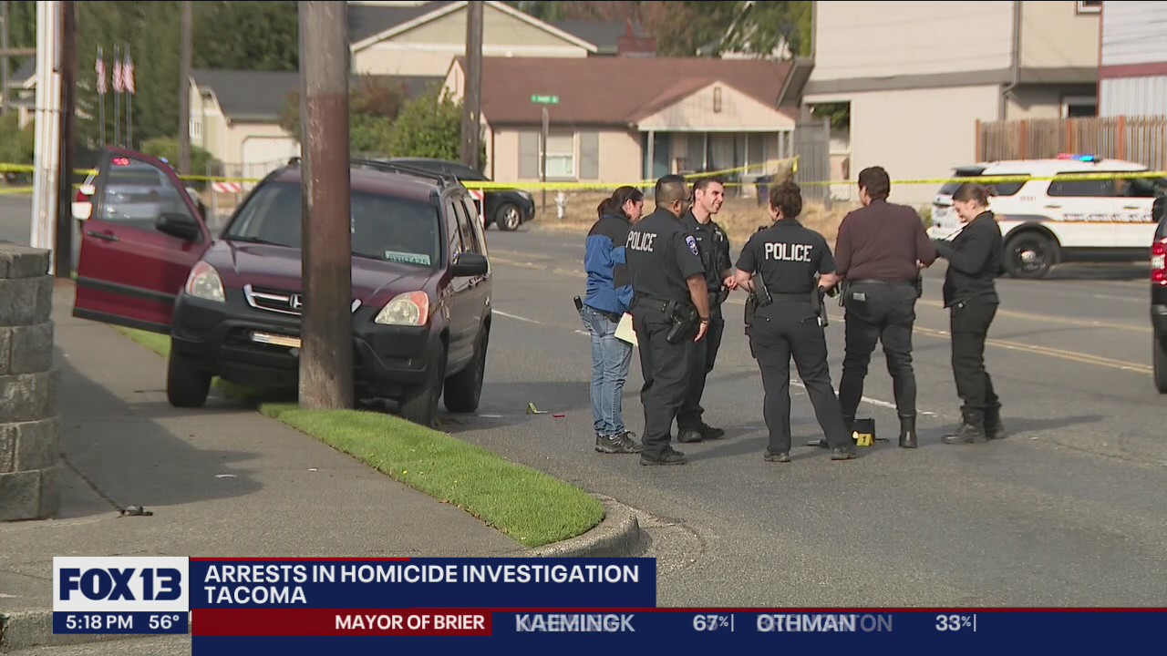 Arrests made in Tacoma homicide investigation