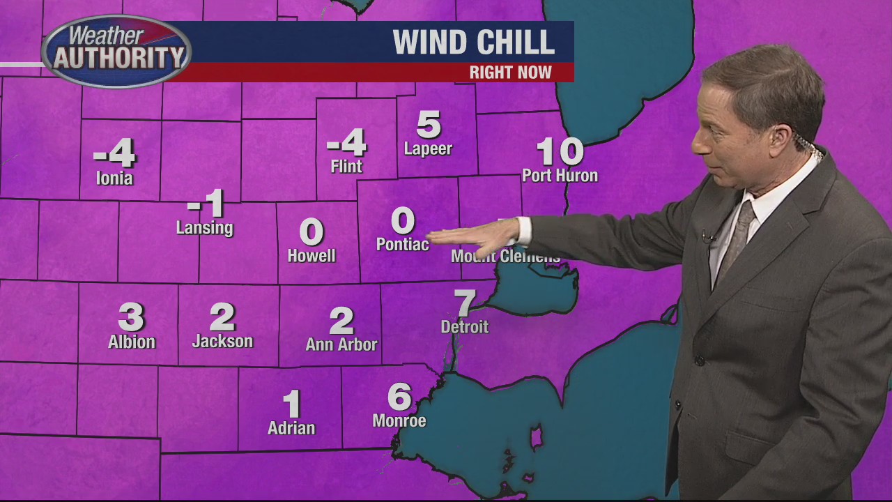 Metro Detroit weather: Frigid cold as temps continue to drop