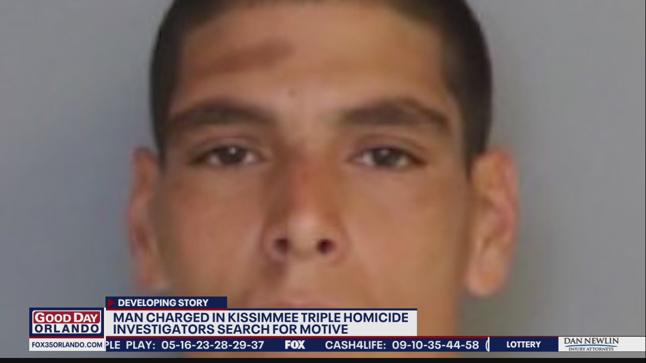 Man facing 20 charges following triple homicide in Osceola County, records show