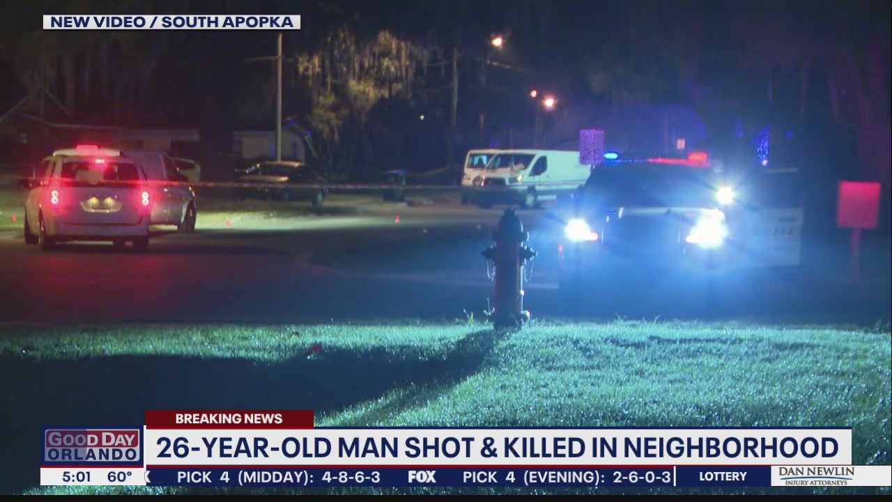 Deputies: Man, 26, shot dead in Apopka neighborhood