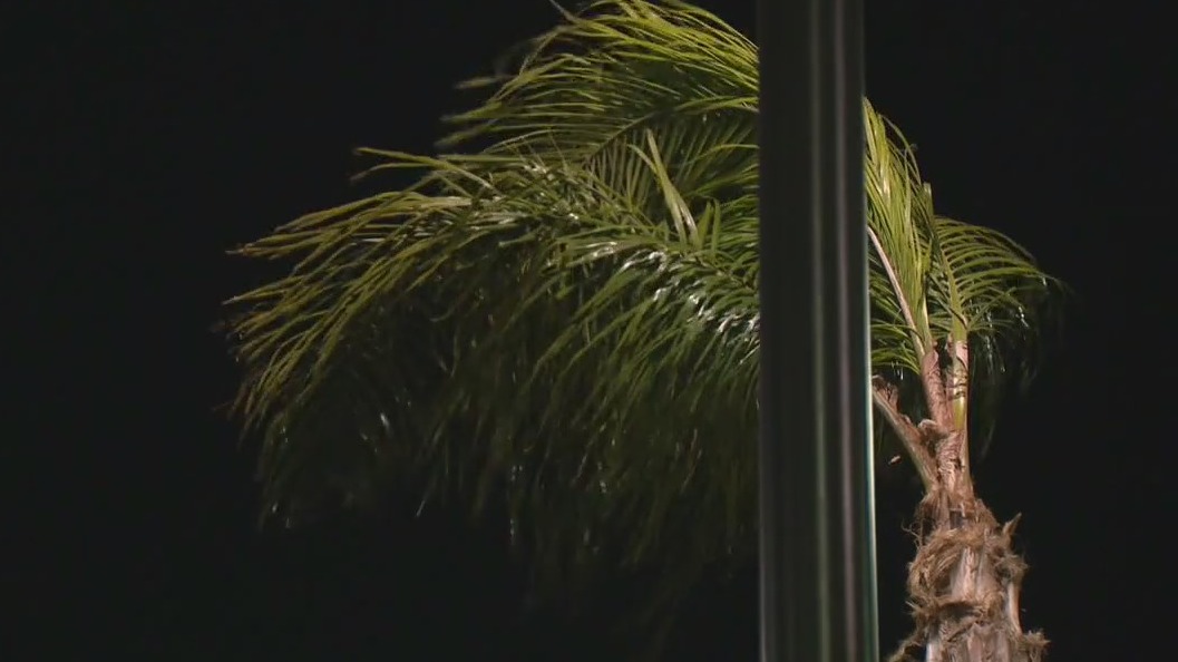 Santa Ana winds make its way to Porter Ranch