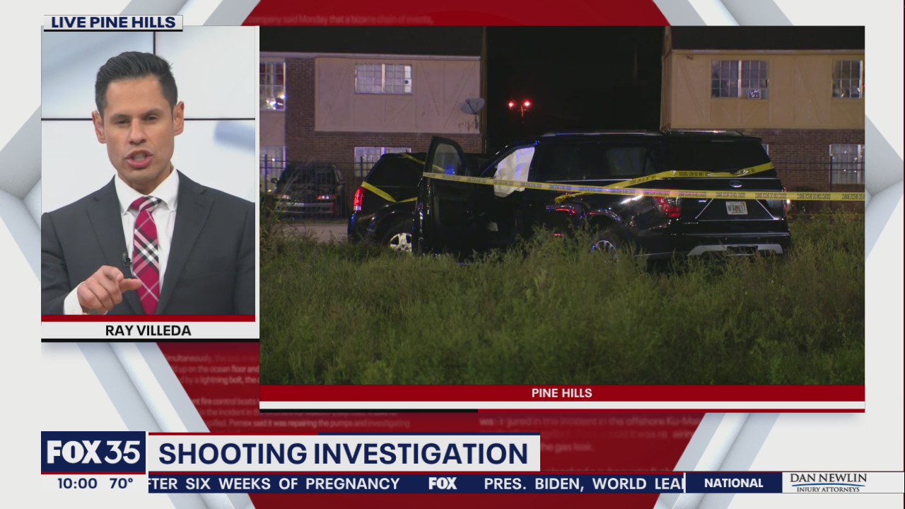 Officials: At least 1 injured in shooting, crash