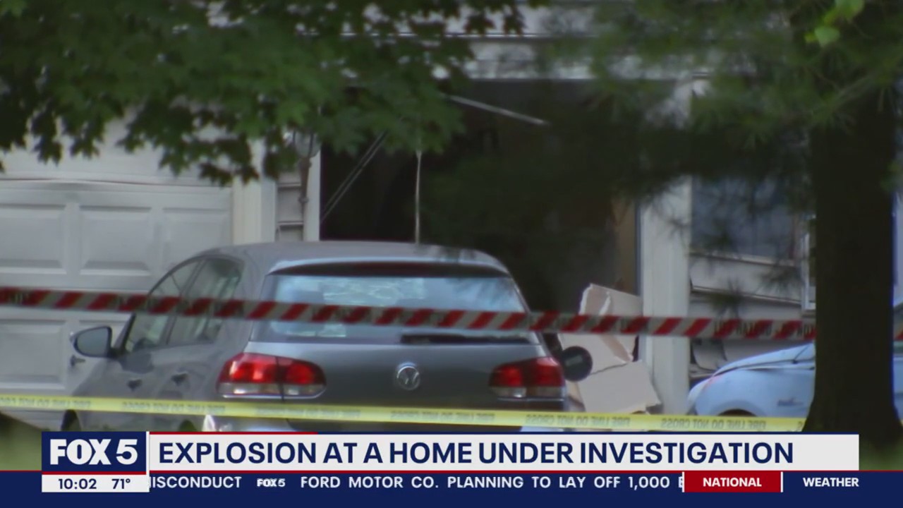 Explosion at home under investigation
