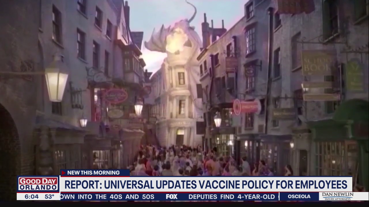 Report: Universal to require employees to be vaccinated or get tested weekly