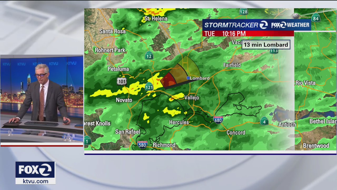 First in series of storms moves into Northern California