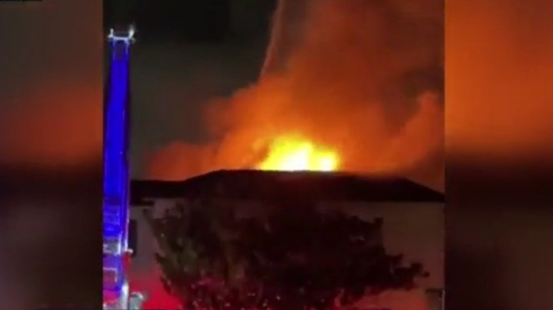 House fire erupts near College of Alameda