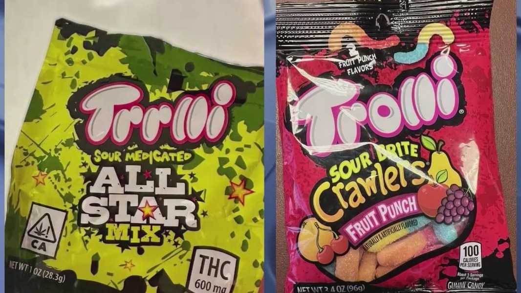 Weed gummies sending kids to hospital