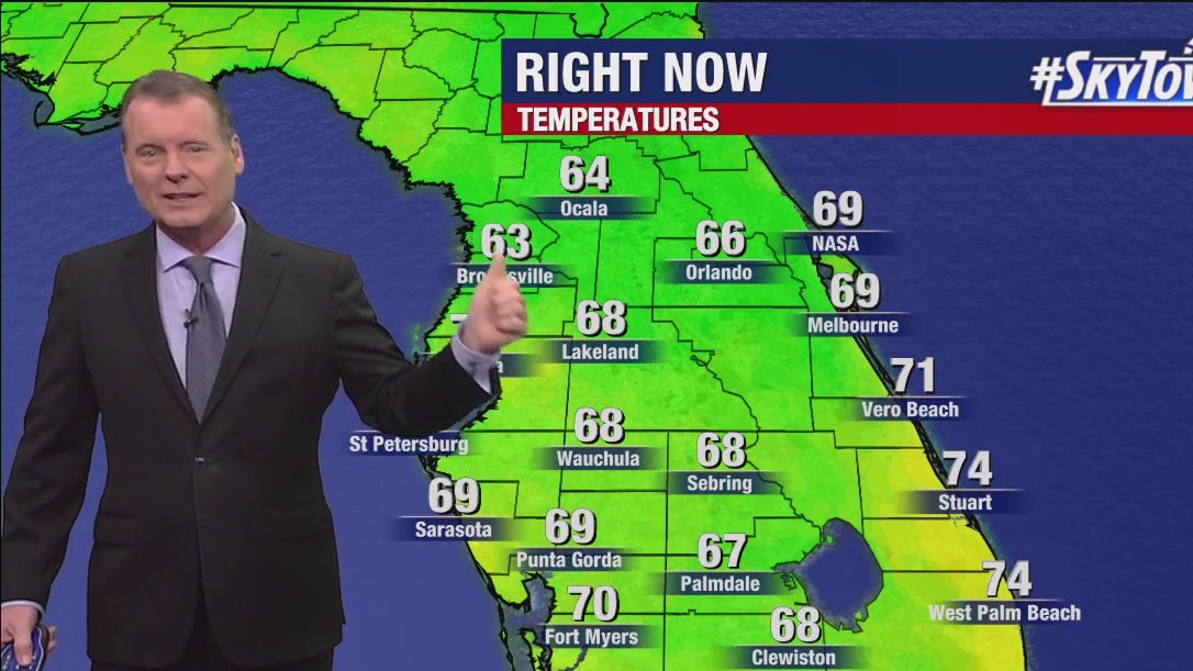 Tampa weather | Humidity returns on Jan. 25, 2024