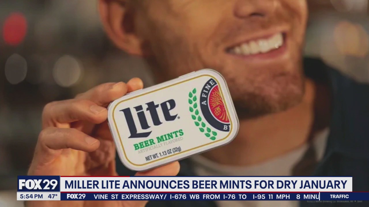 Miller Lite announces beer mints for Dry January