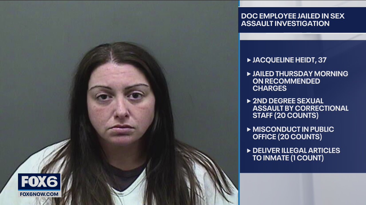 Wisconsin supervisor accused of sexually assaulting inmate