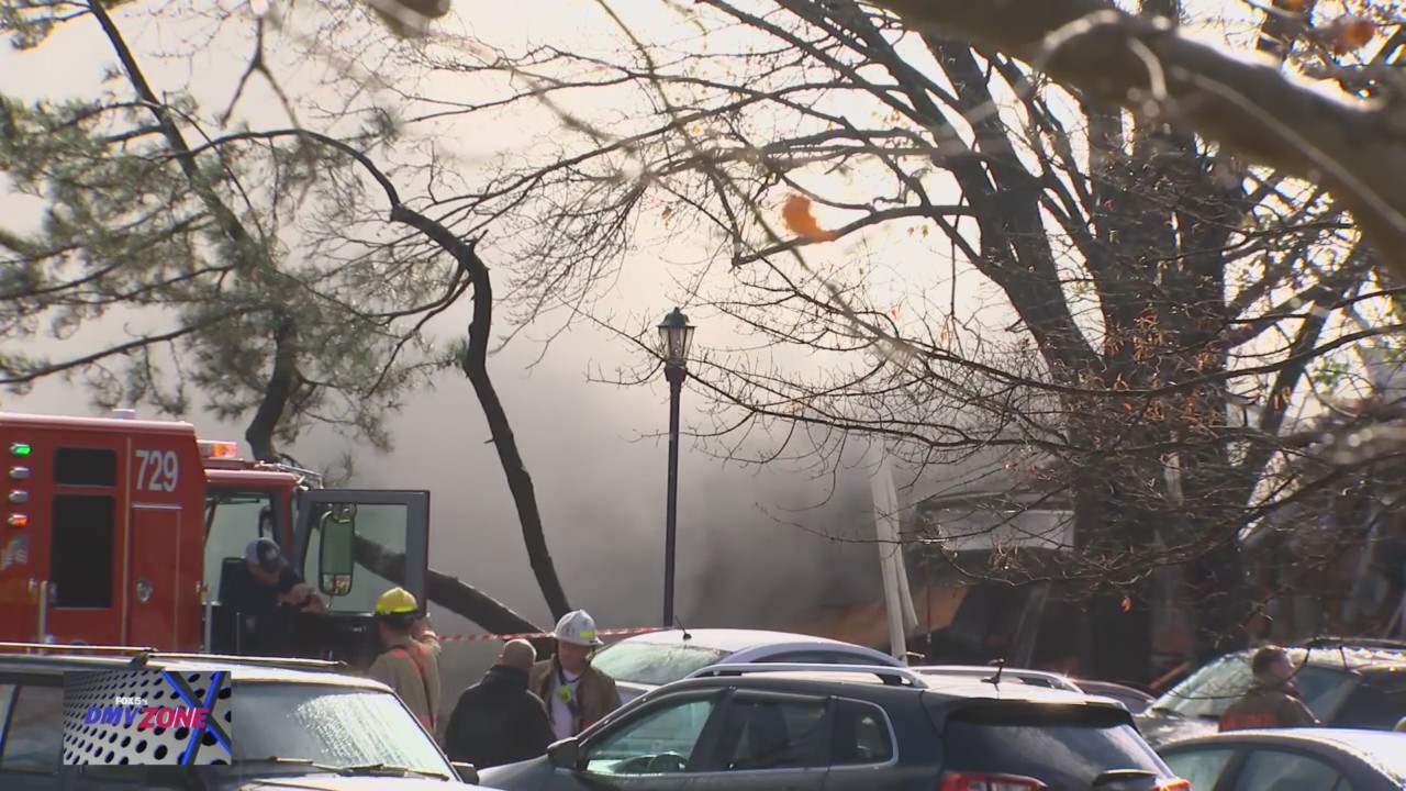 Gaithersburg condo fire: Fire crews still active on the scene