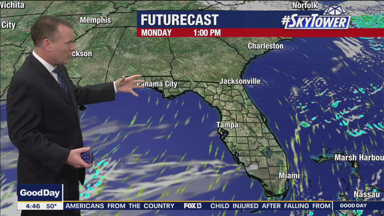 Monday morning forecast