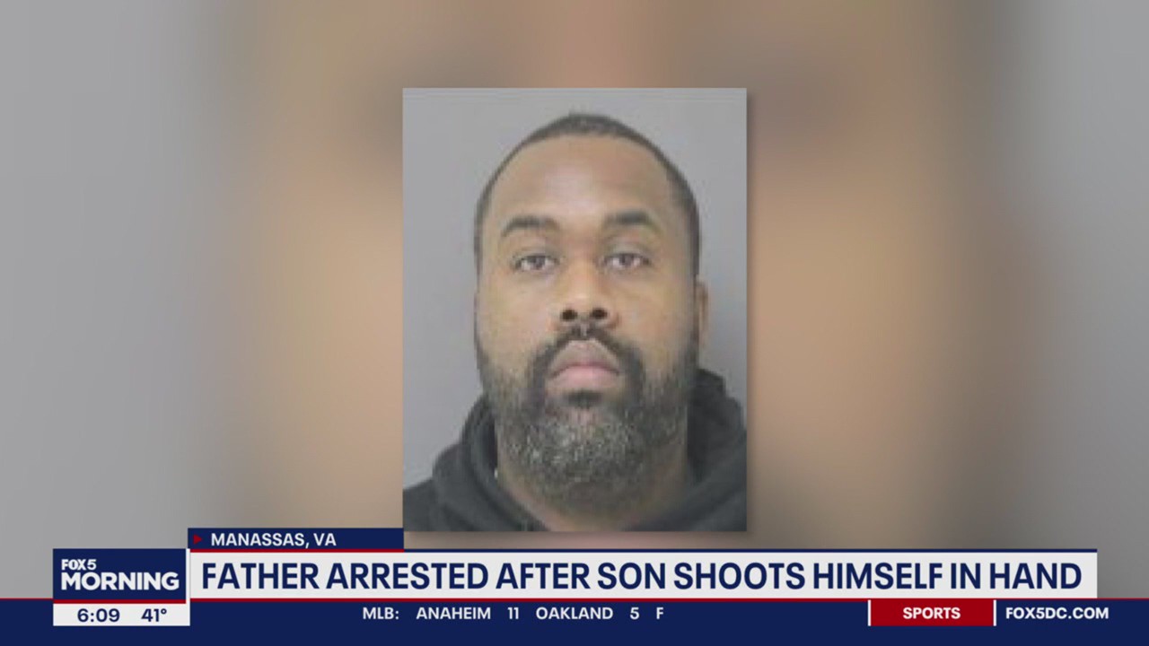 Manassas father arrested after 7-year-old son shoots self in hand with gun inside home