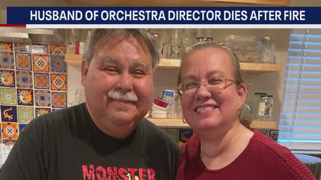 Husband of orchestra director dies after fire