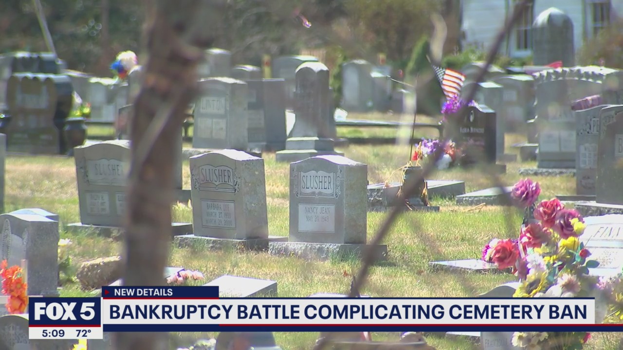 Bankruptcy battle complicating cemetery ban