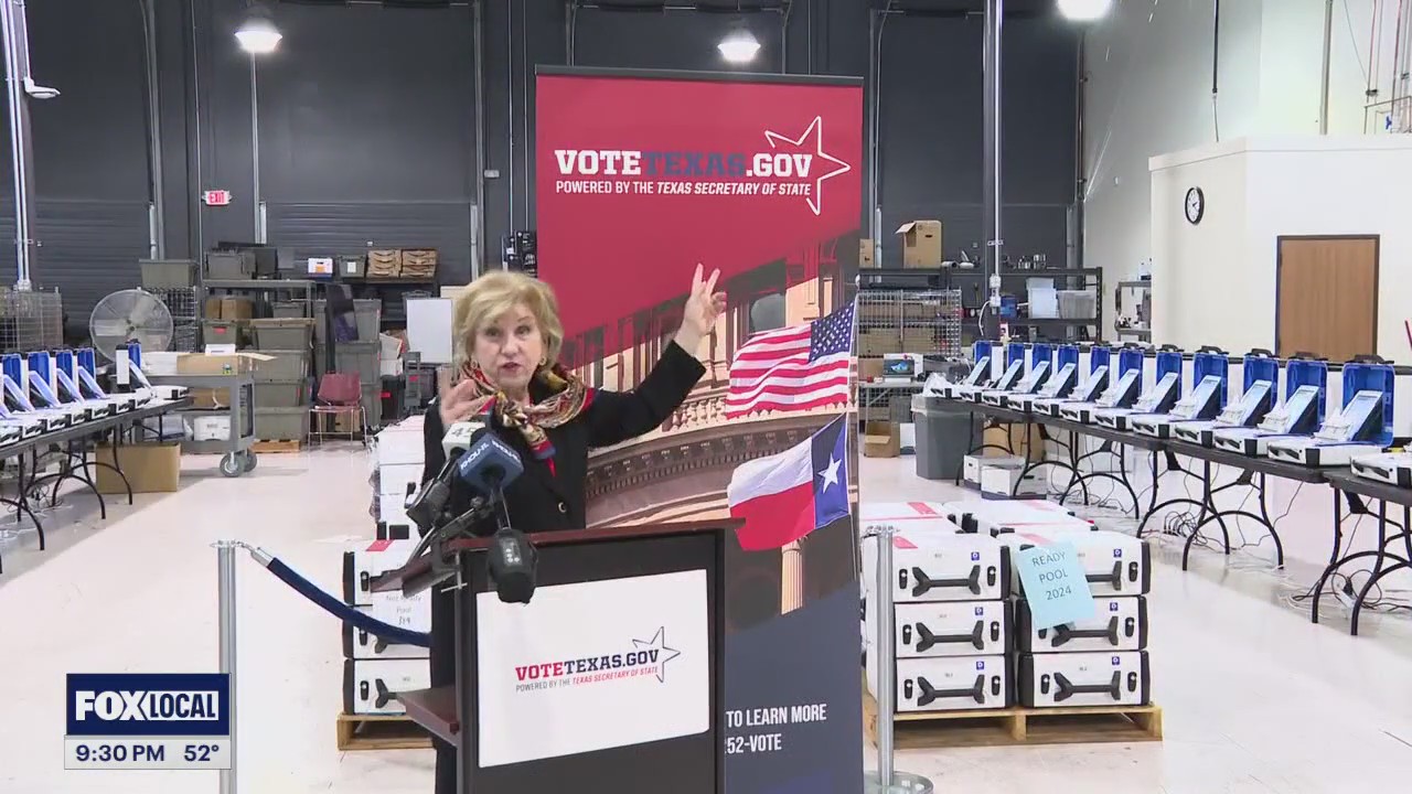 Texas Secretary of State Jane Nelson promotes voter education