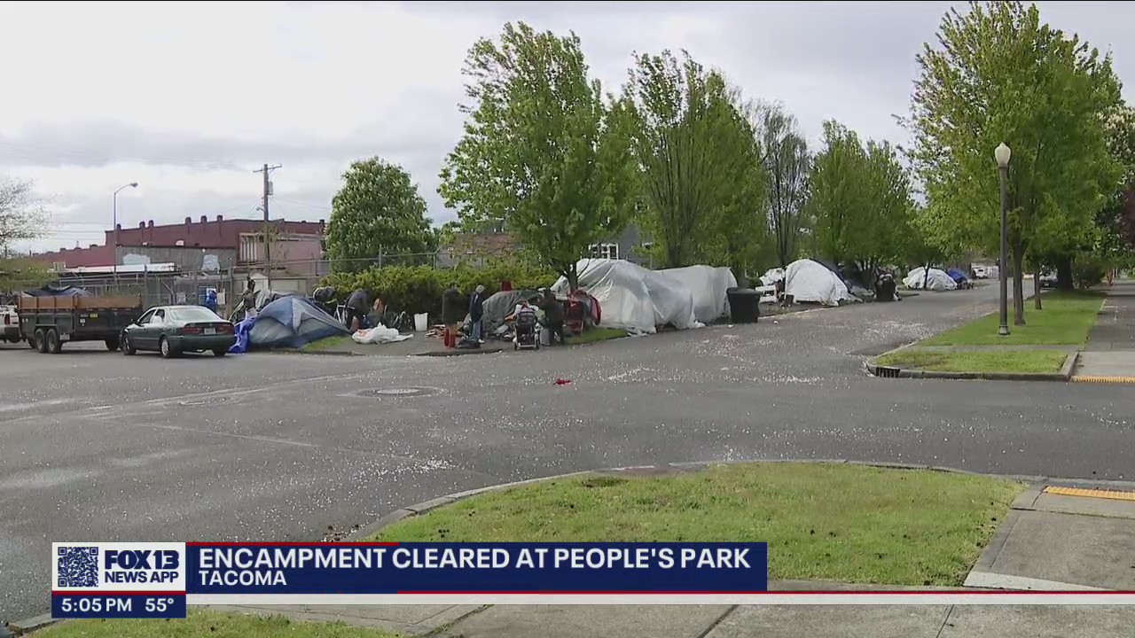 Homeless encampment cleared at People's Park