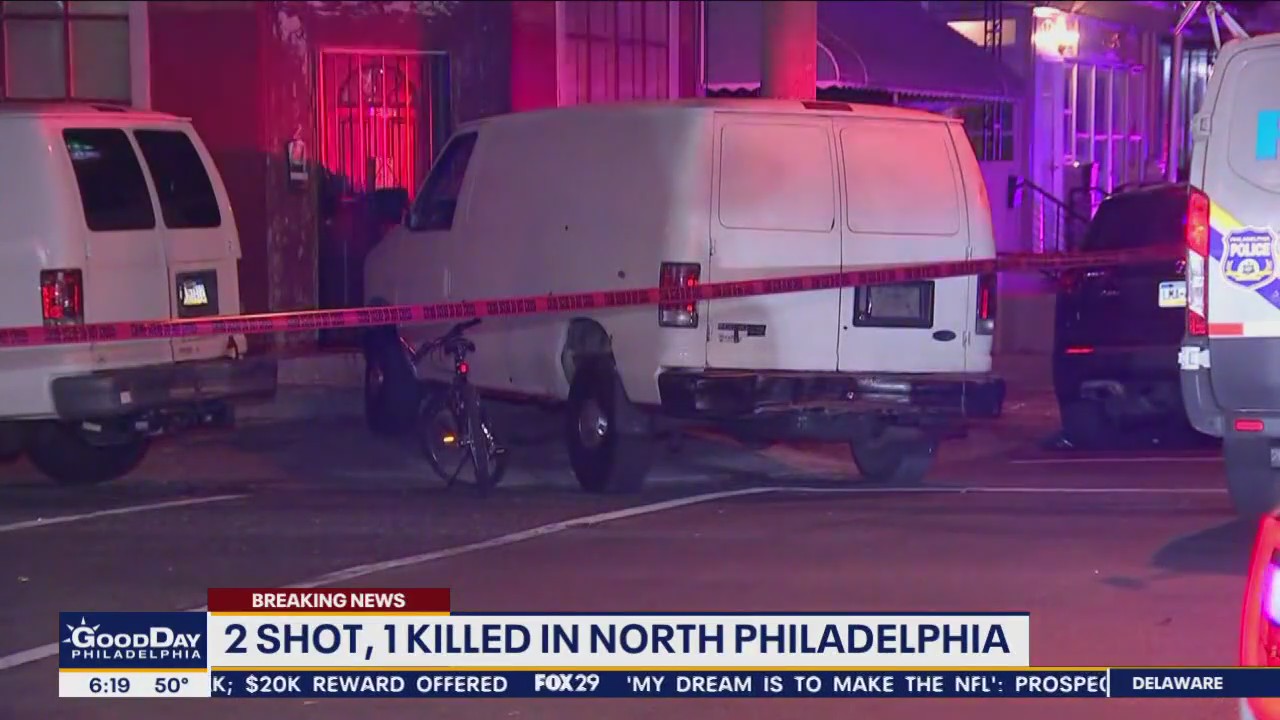 Police: Double shooting in North Philadelphia leaves 1 dead, 1 injured