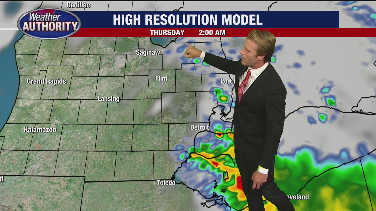 Severe thunderstorm threat Wednesday