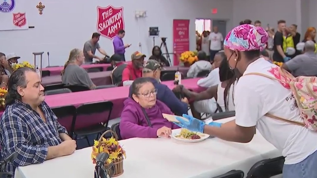 Salvation Army serves thousands during Thanksgiving in Orlando