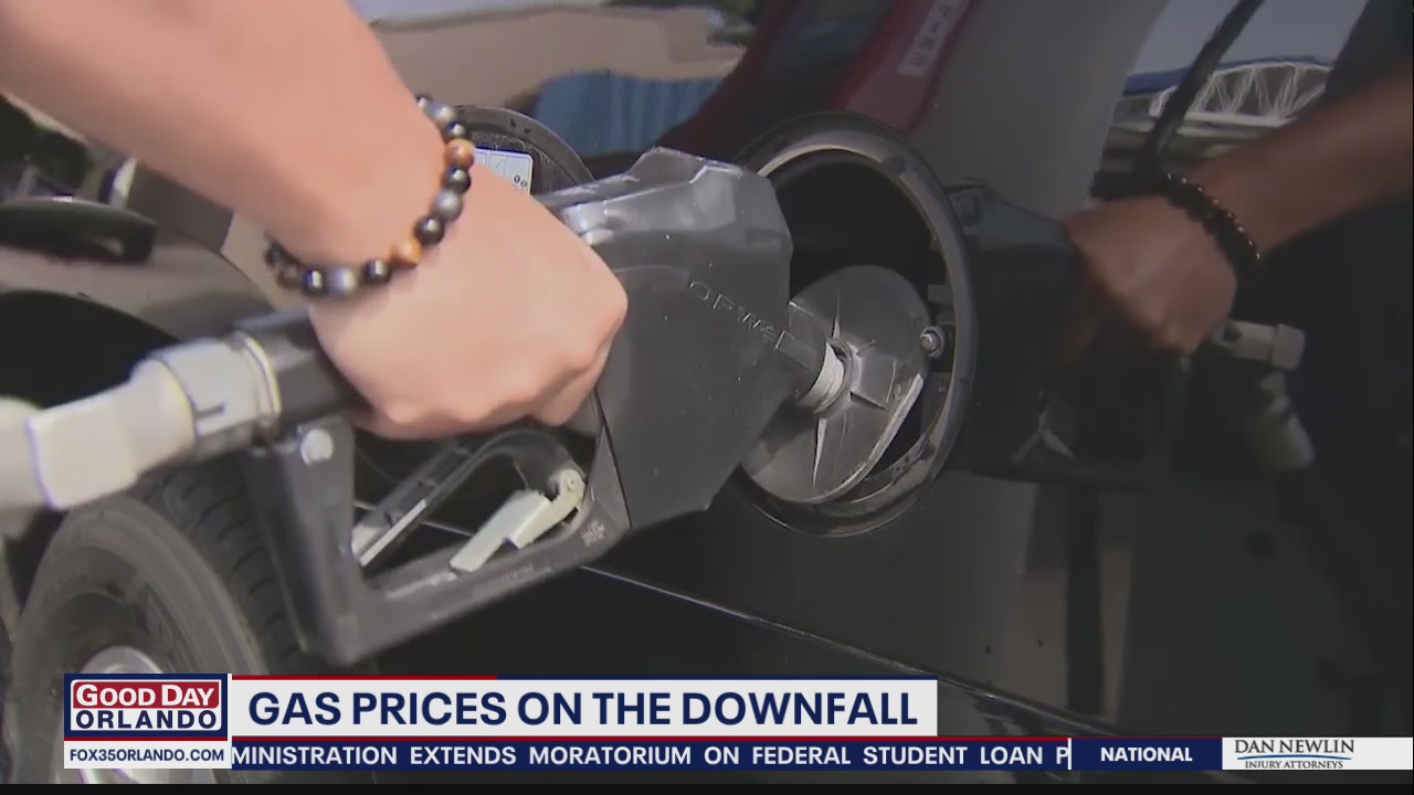 Gas prices on the downfall for the holidays