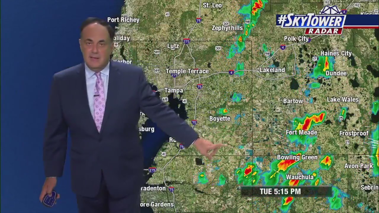 Tuesday evening forecast