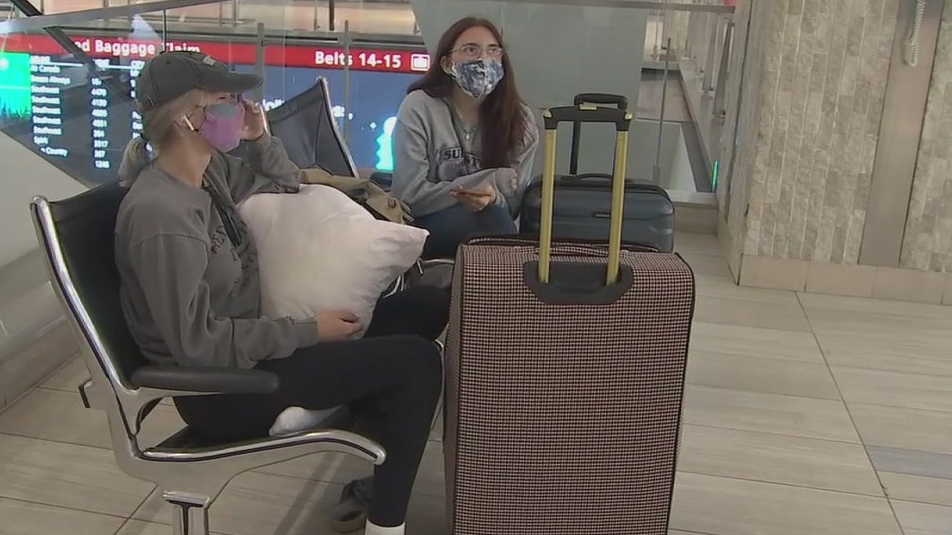 Travelers stranded due to weather, COVID