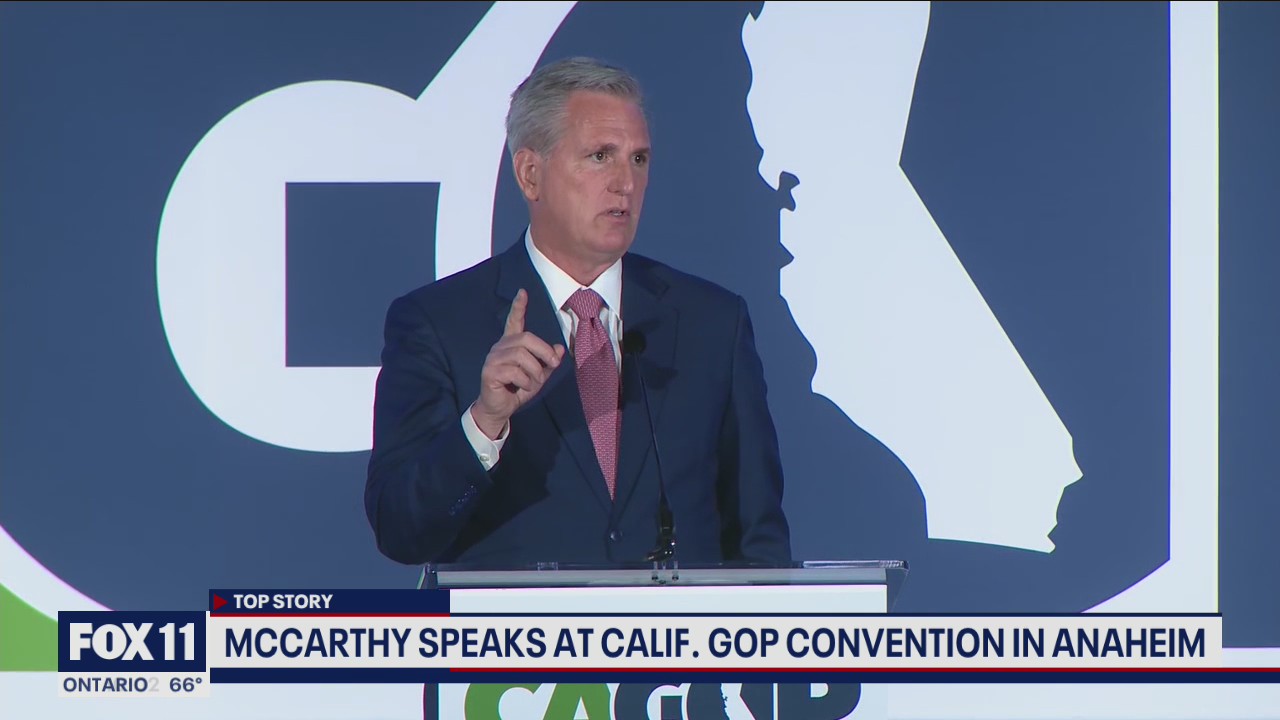 Rep. Kevin McCarthy speaks at CA GOP Convention in Anaheim