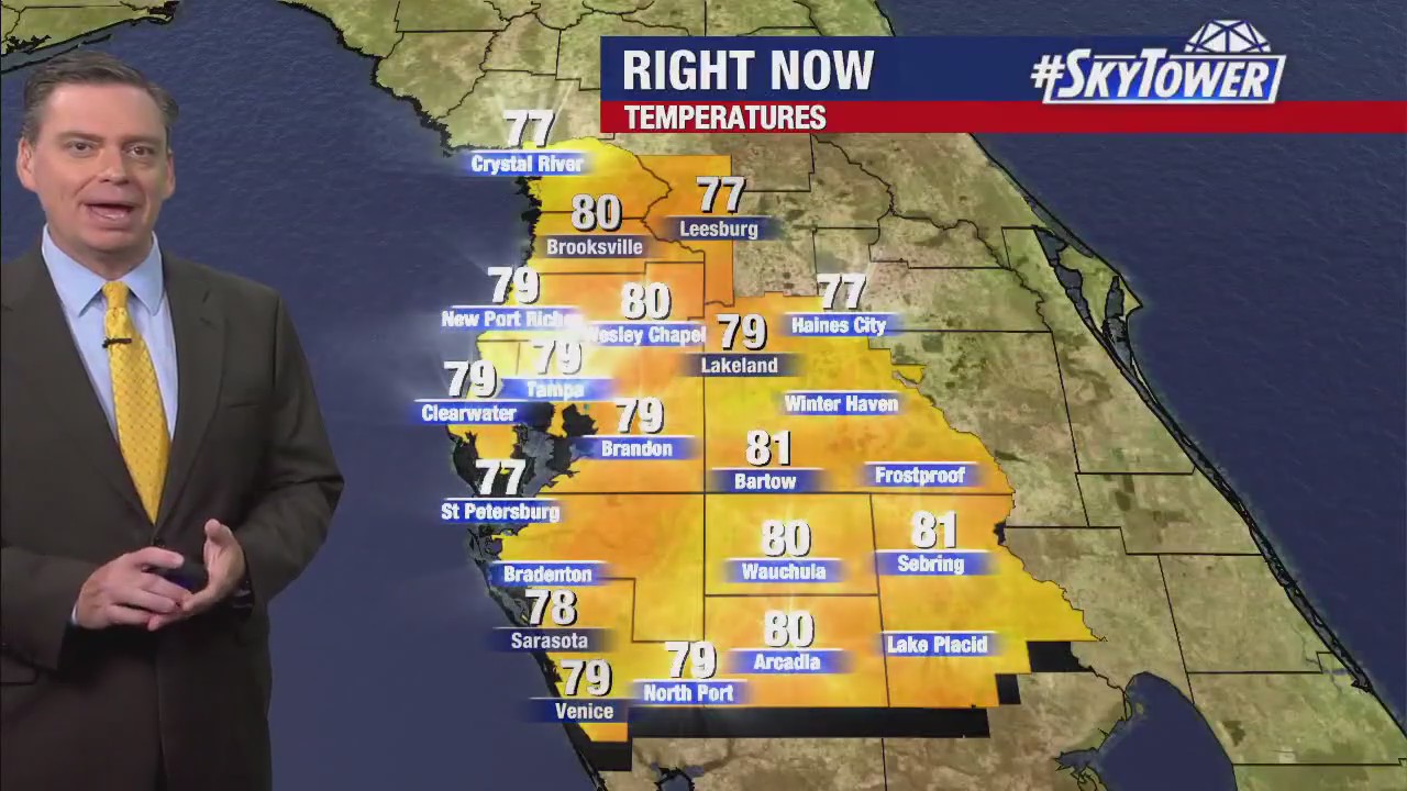 Monday afternoon forecast