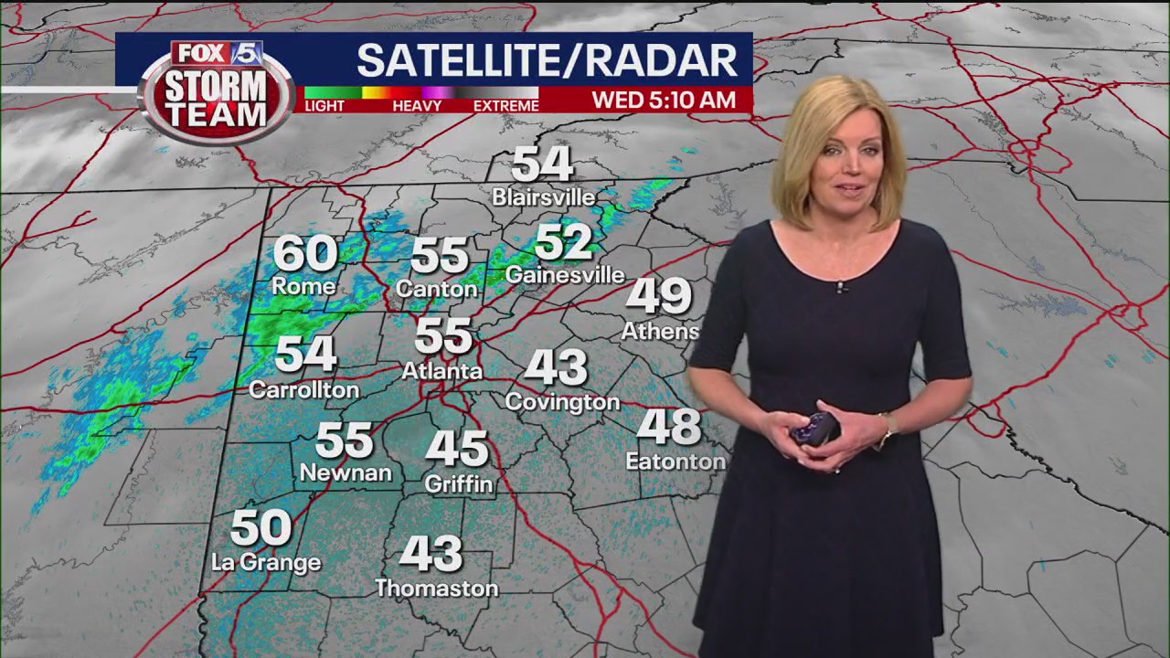 Wednesday morning weather forecast