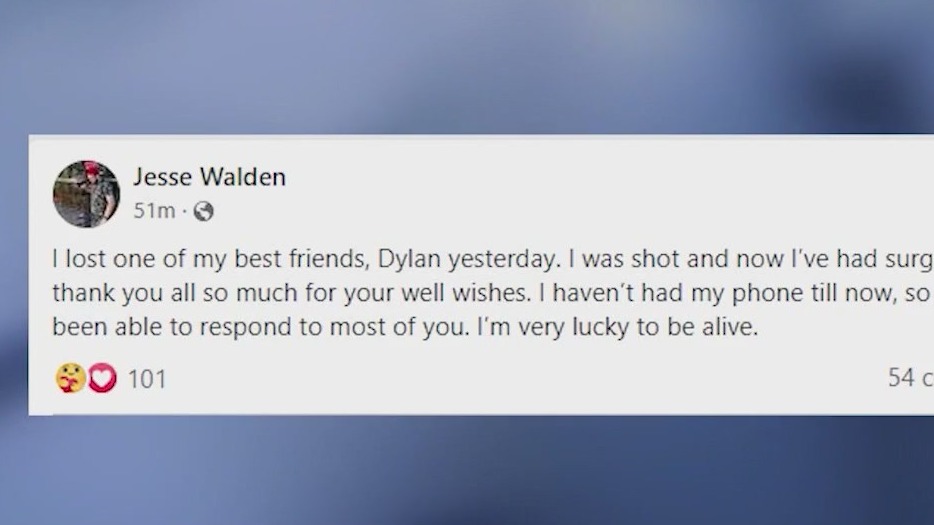 'Lucky to be alive' photographer Jesse Walden says after being injured in Florida shooting