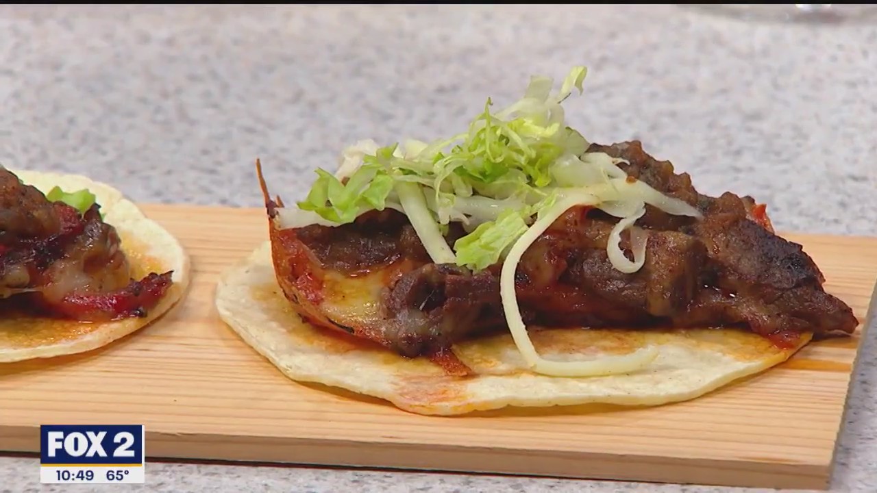 Cooking up fajitas with M Cantina