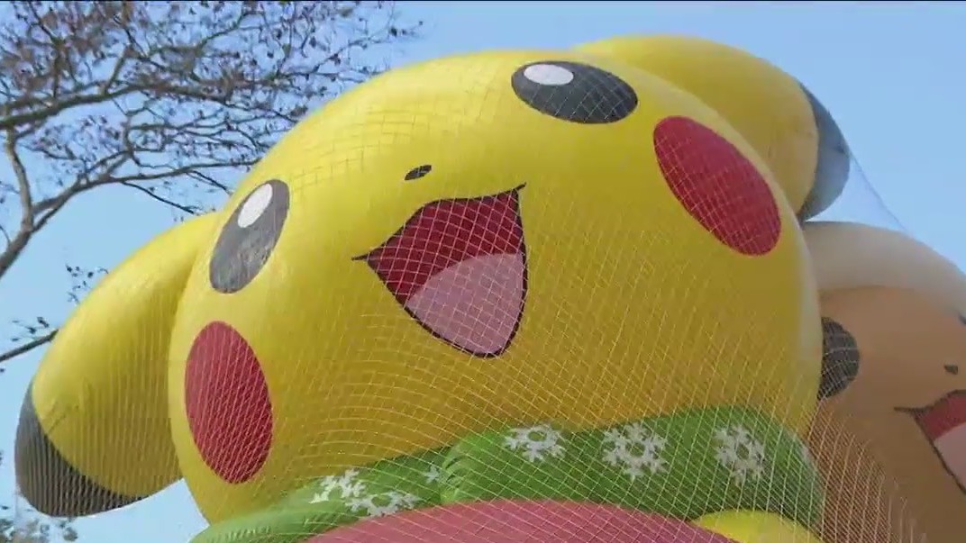 Thanksgiving Day Parade preps