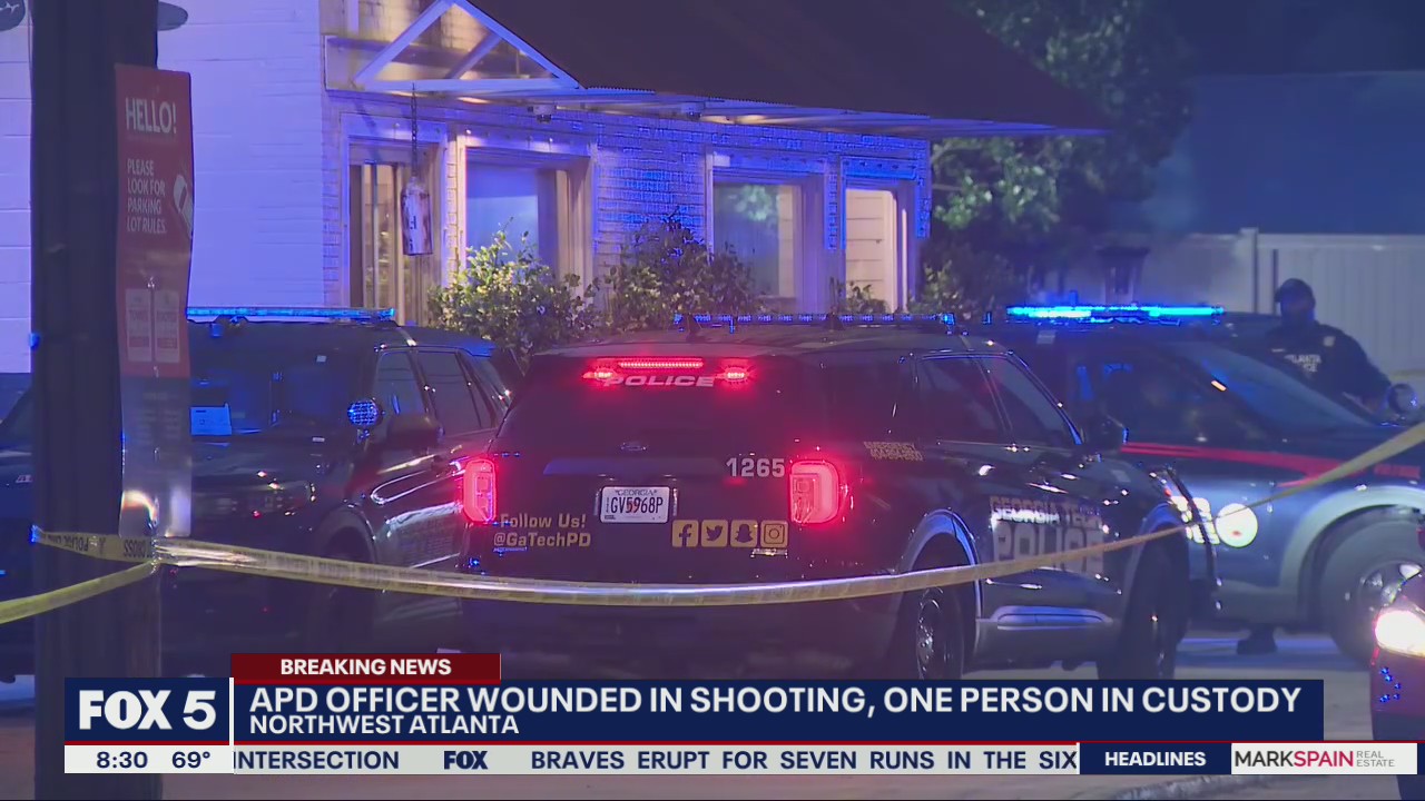 Atlanta police officer wounded in shooting