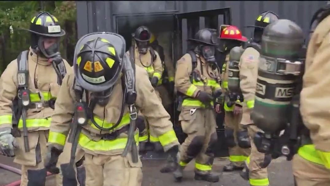 Fire department reveals new decontamination device