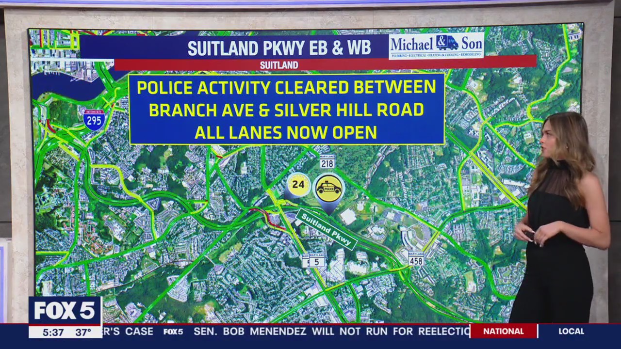 Vehicle struck by gunfire in Prince George’s County: US Park Police