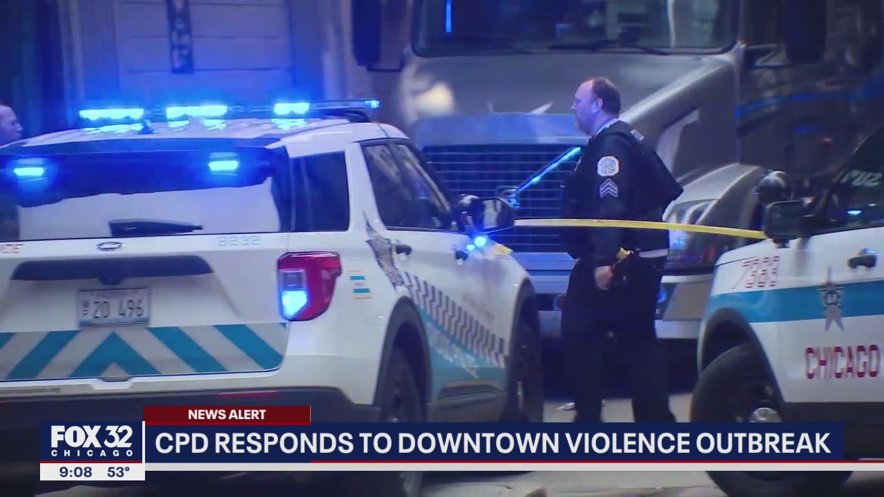 Chicago's top cop sending more officers downtown amid violence surge