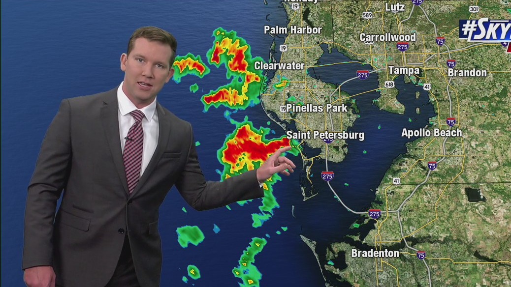 Sunday evening forecast