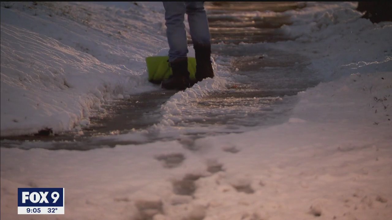 The race to clear snow before temperatures drop