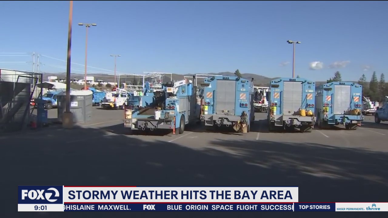 Stormy weather hits the Bay Area
