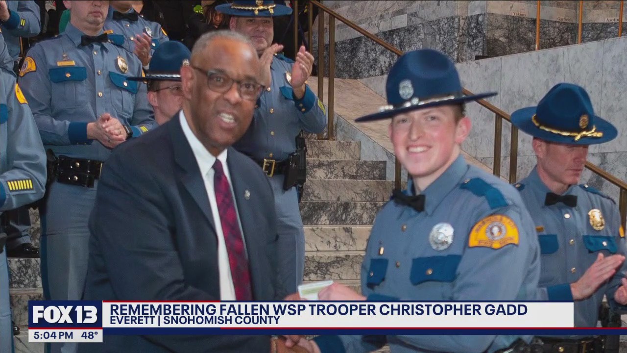 Memorial honors fallen WSP Trooper Christopher Gadd