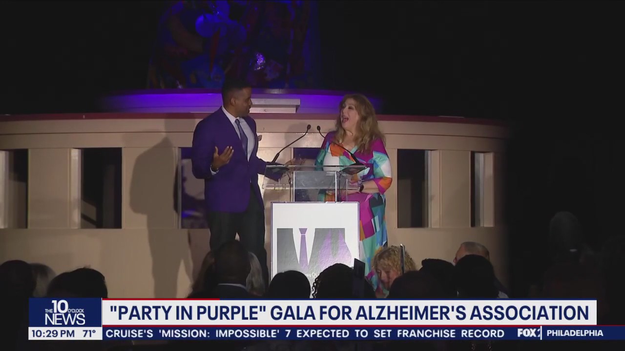Sue Serio, Bill Anderson host 'Party in Purple' for Alzheimer's awareness