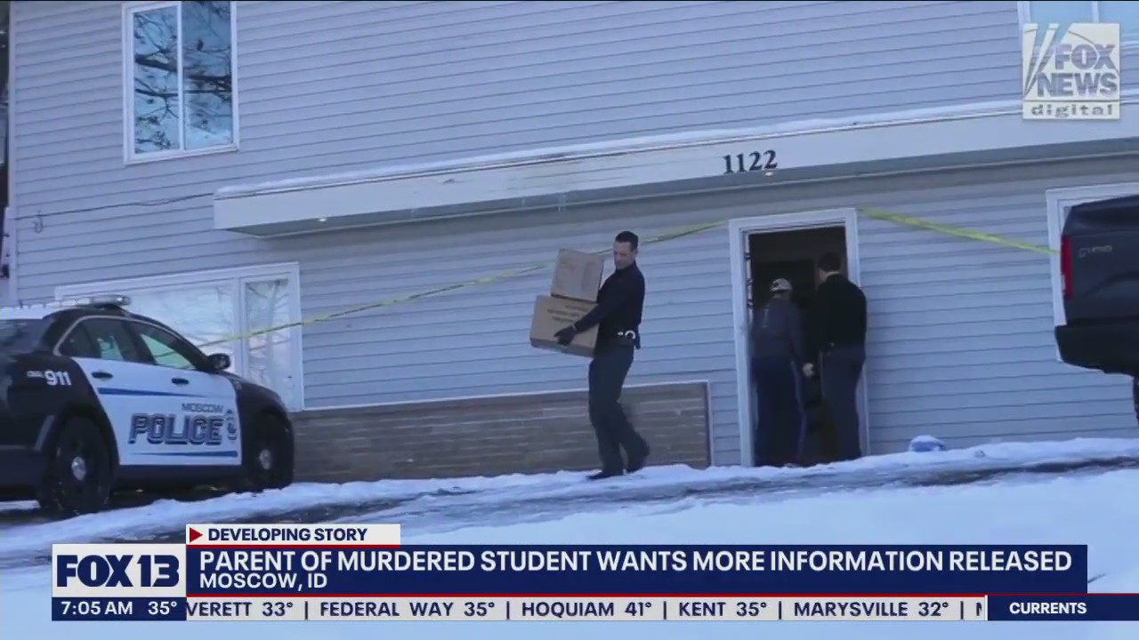 Parent of murdered Idaho student calling Moscow PD 'cowards'