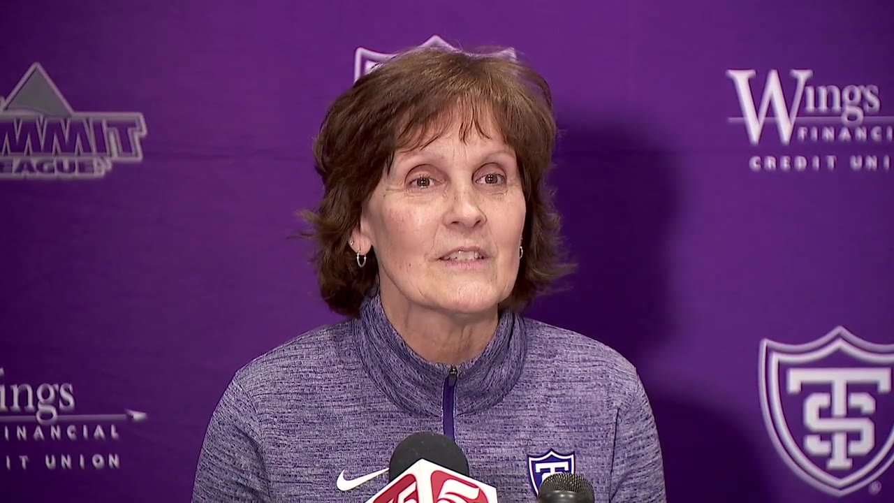 Ruth Sinn talks St. Thomas women's basketball heading to first Summit League Tournament
