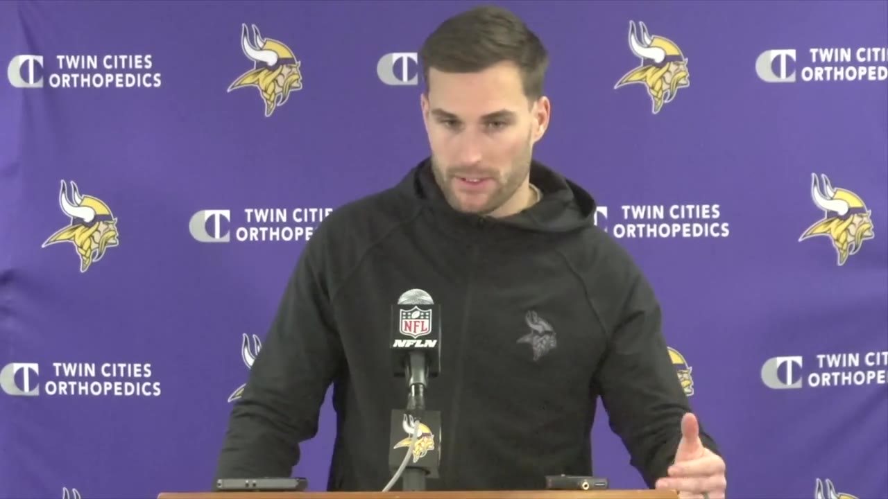 '13 wins is an outstanding season': Vikings QB Kirk Cousins reacts after 29-13 win over Bears