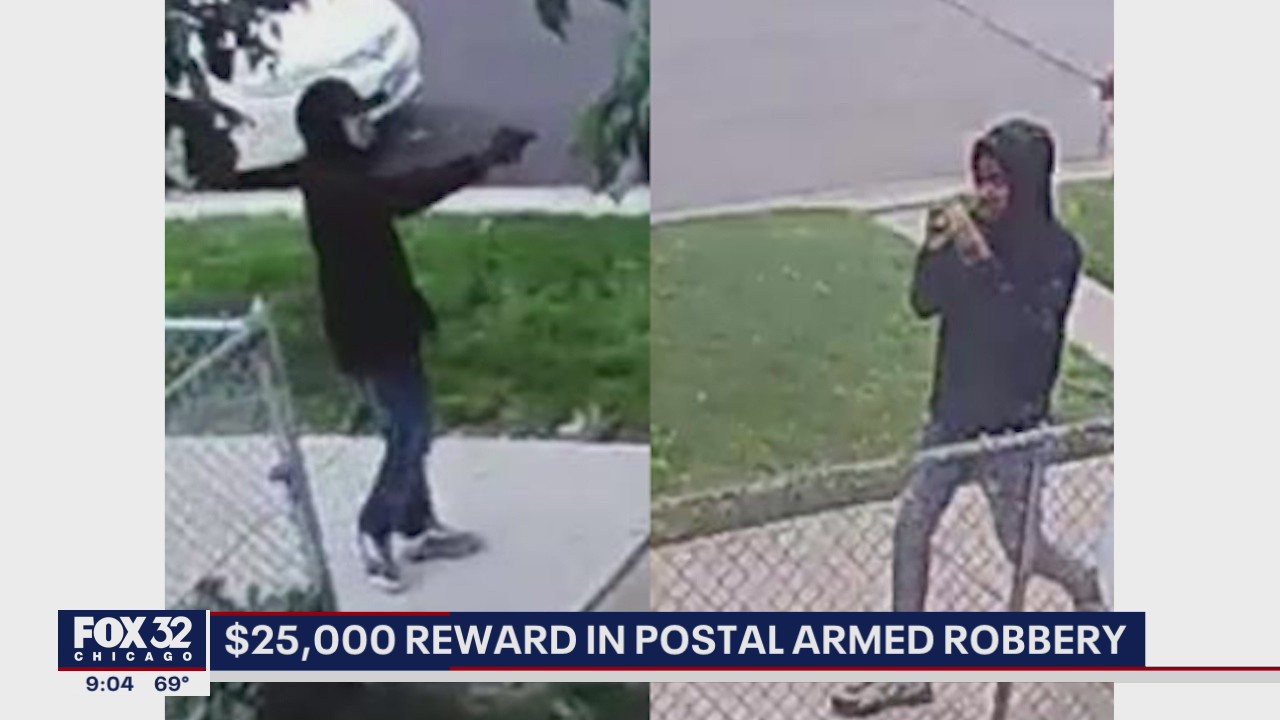 $25,000 reward offered in USPS armed robbery