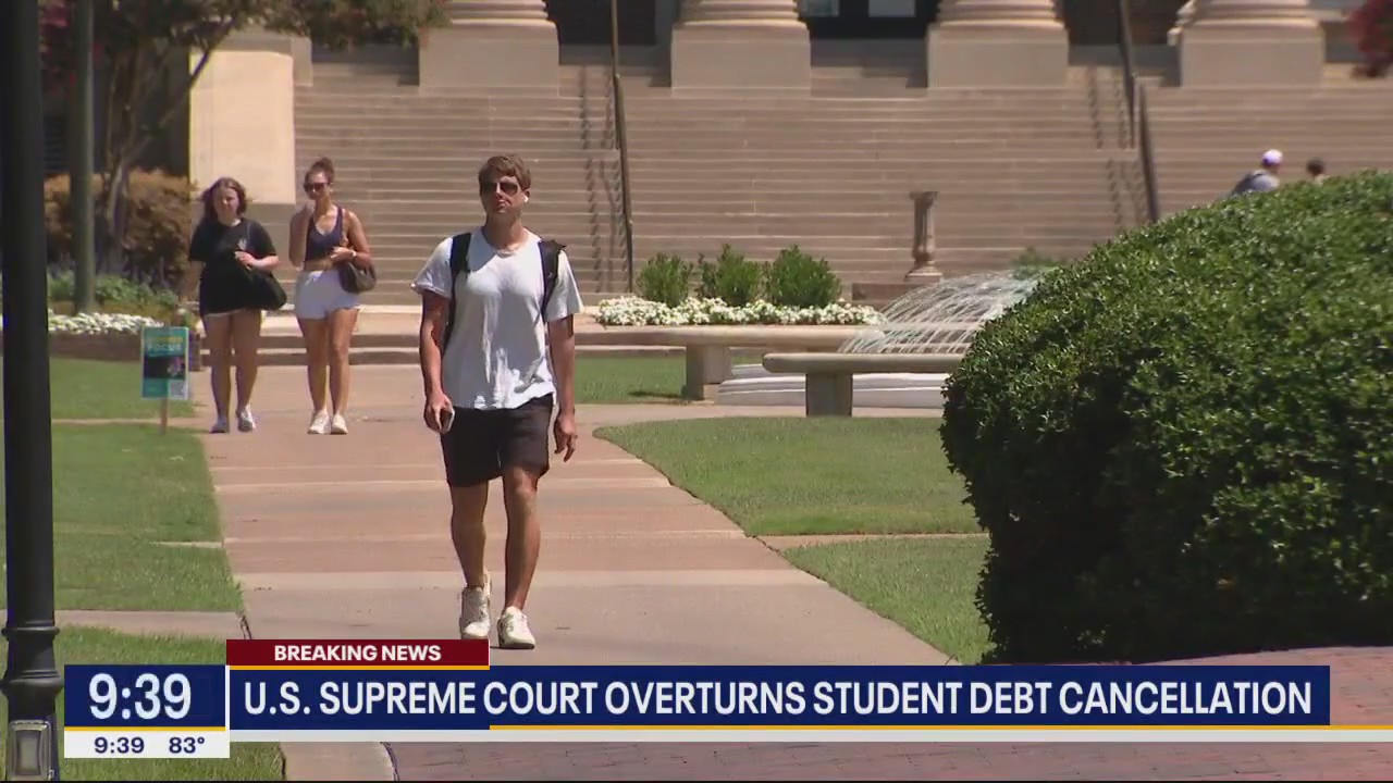 SCOTUS overturns Biden's plan to forgive student loans