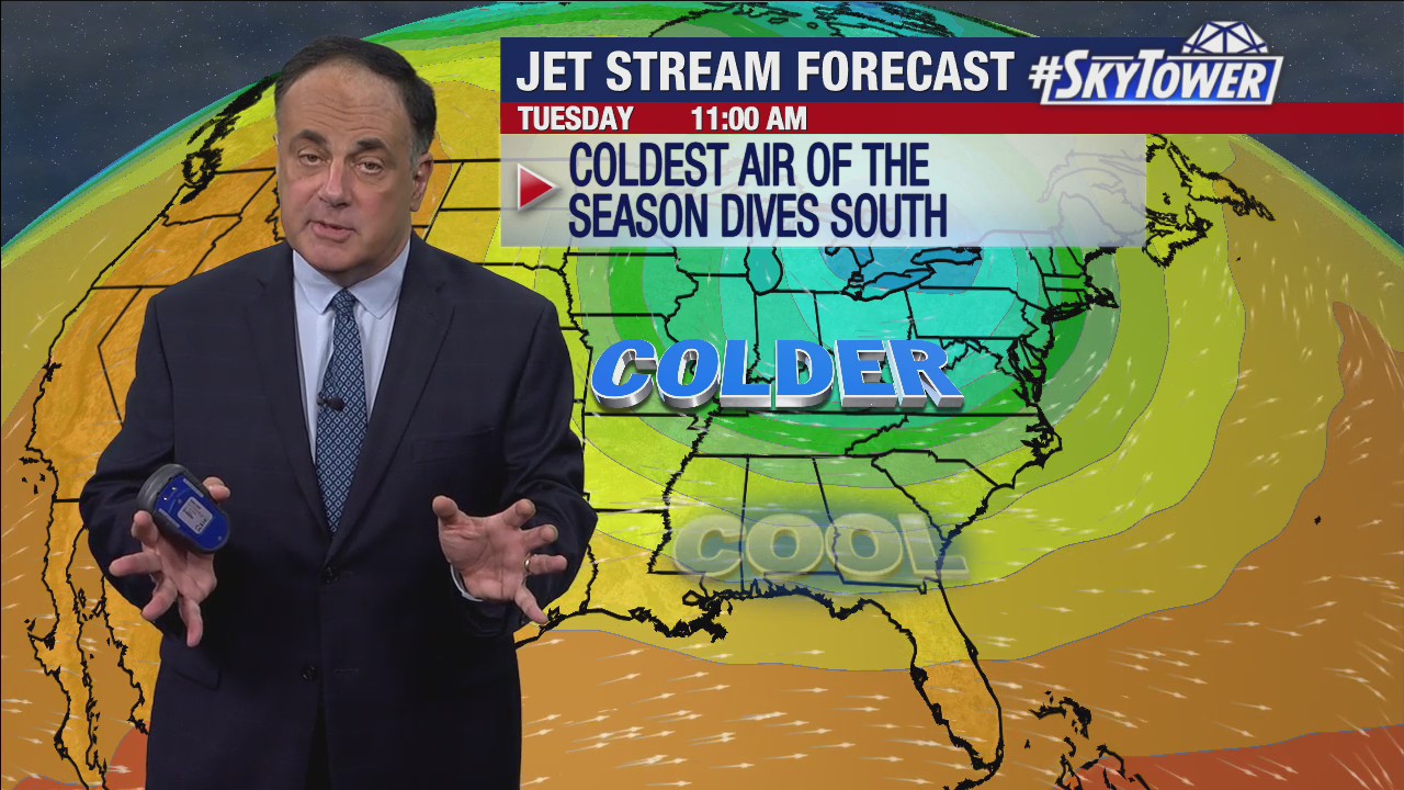 Monday evening forecast