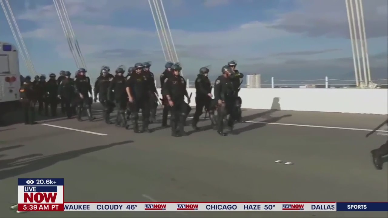 CHP: 50 arrested in Bay Bridge protest