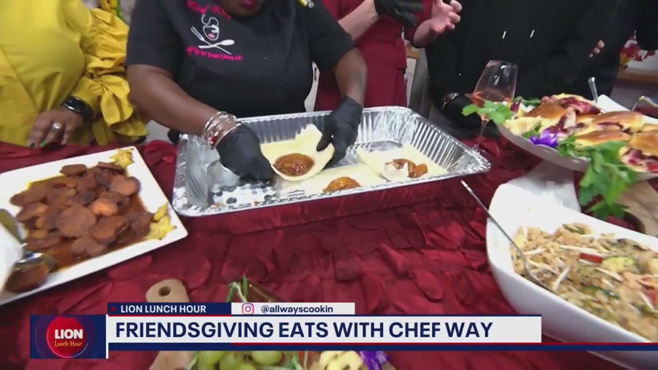 Friendsgiving eats with Chef Waynette Lovelace!